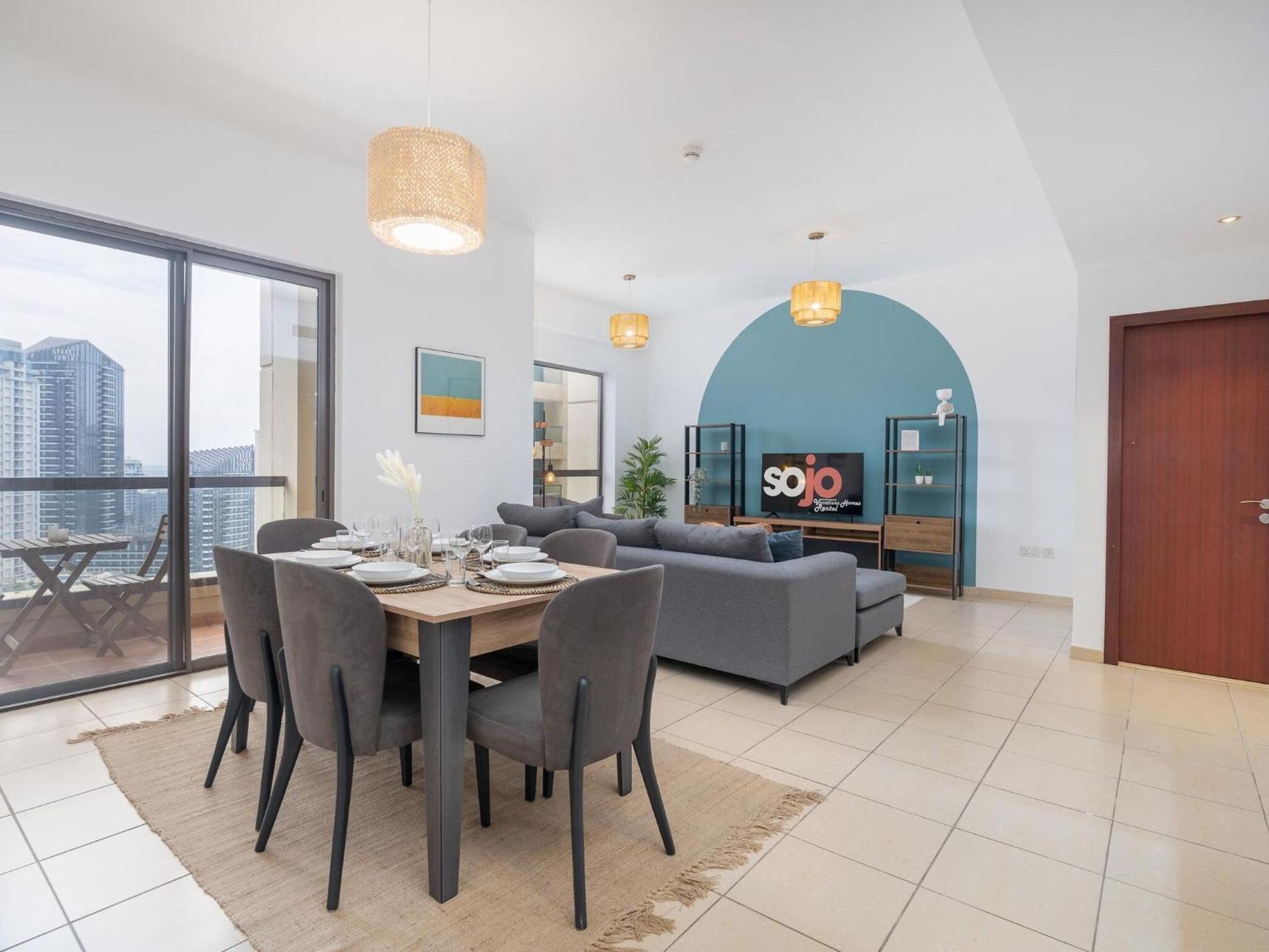 Jbr Beach Bliss One Three Bedroom Luxury Apartments By Sojo Stay Dubai Exterior photo
