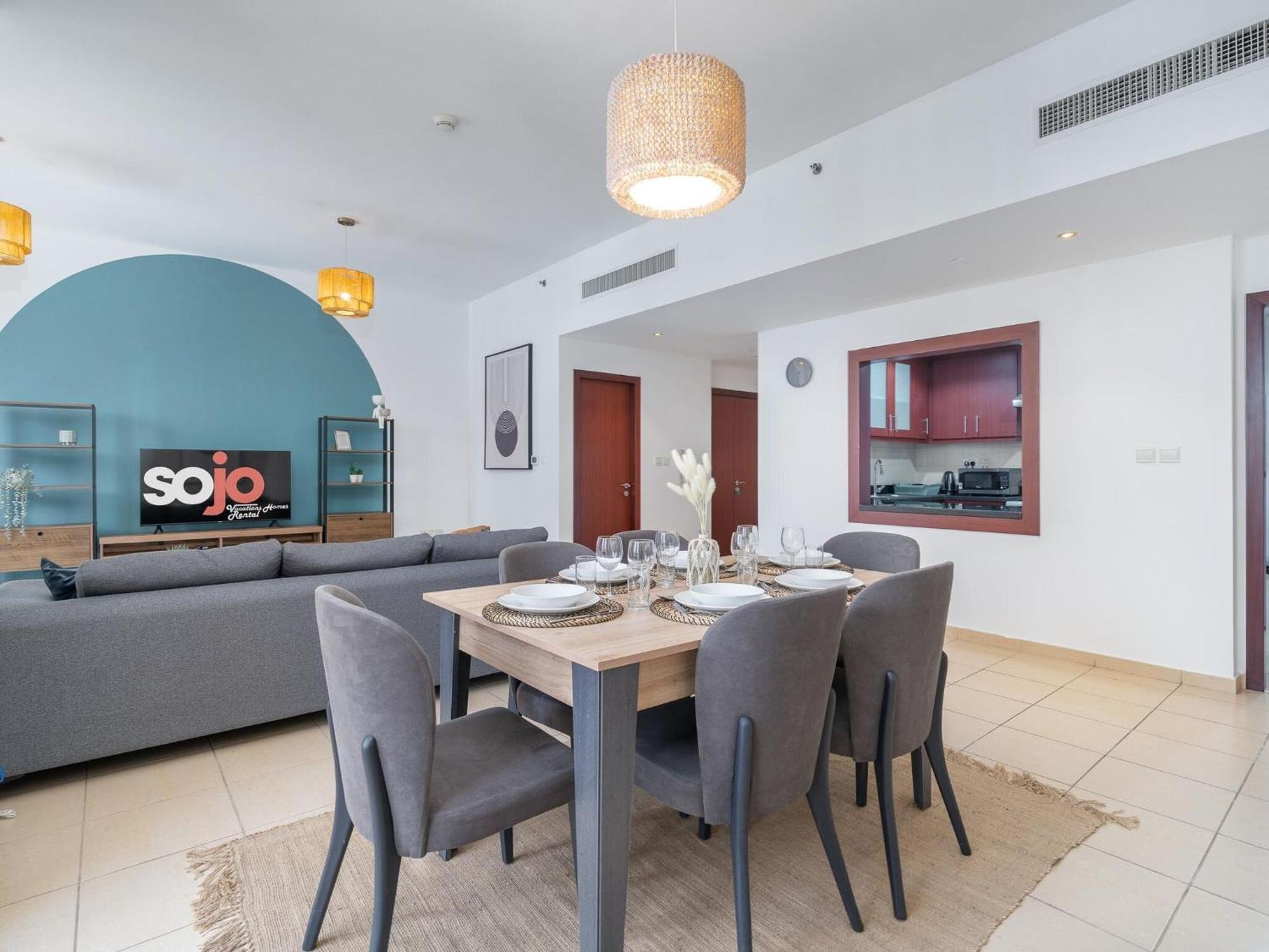 Jbr Beach Bliss One Three Bedroom Luxury Apartments By Sojo Stay Dubai Exterior photo
